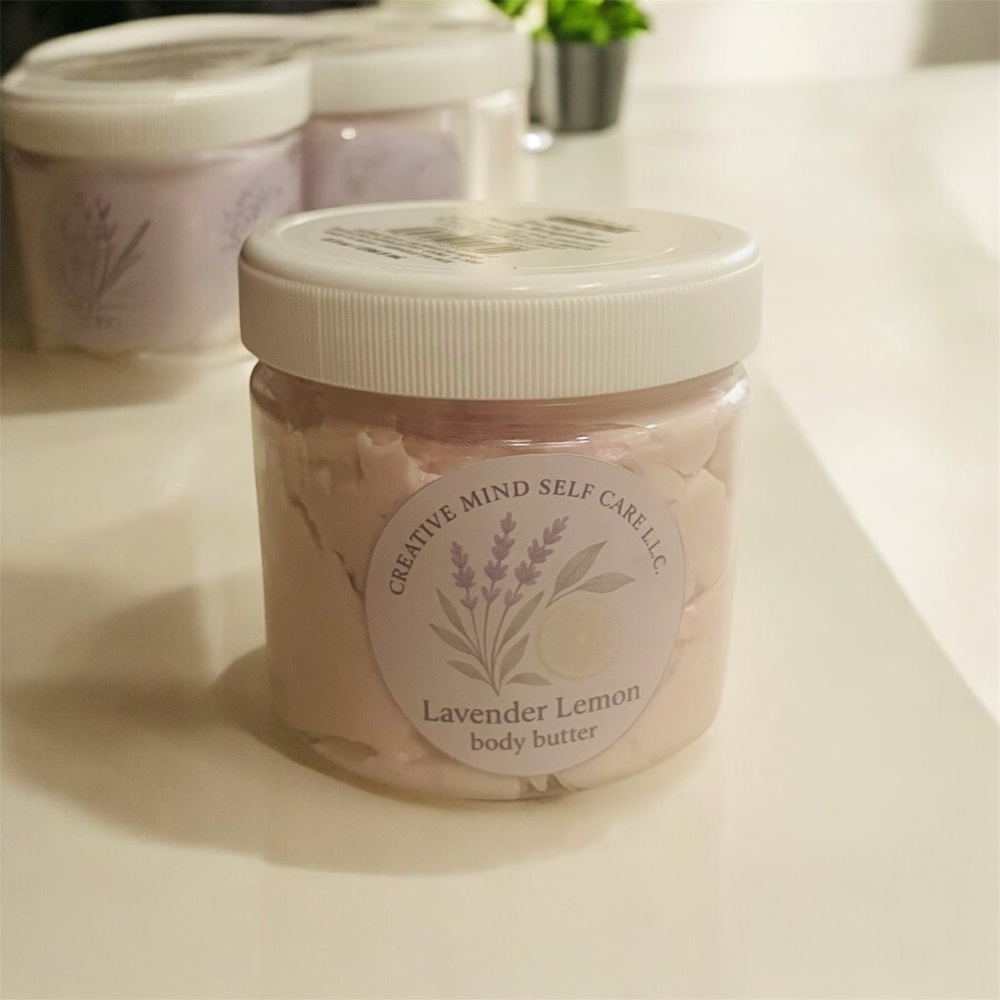 Lavender Lemon Whipped Body Butter Handmade Moisturizing Skin Care NWT